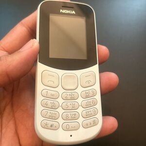 Nokia White Cell Phone